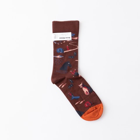 Middle Socks/multi color