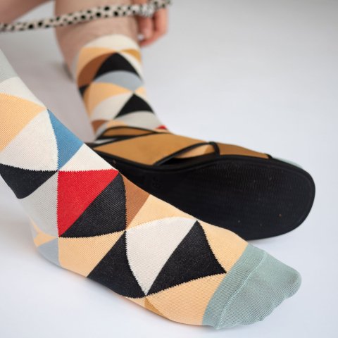 Middle Socks/SA501-Losange