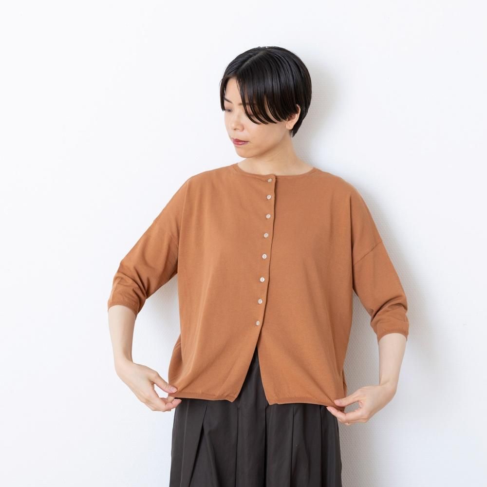 【今期新作新品即完売品25ss】SAND コットンカーディガン 2 25MMSNI04]THE SHINZONE(ザ シンゾーン) ICE COTTON KNIT