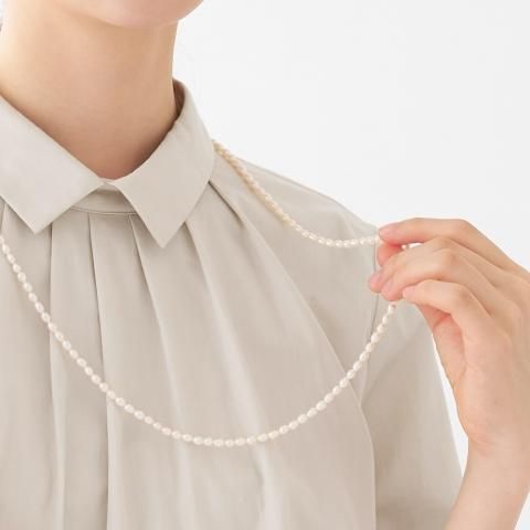 中川政七商店 utilite 淡水パールネックレス utilite パールネックレス 40㎝｜服飾品｜中川政七商店 公式サイト