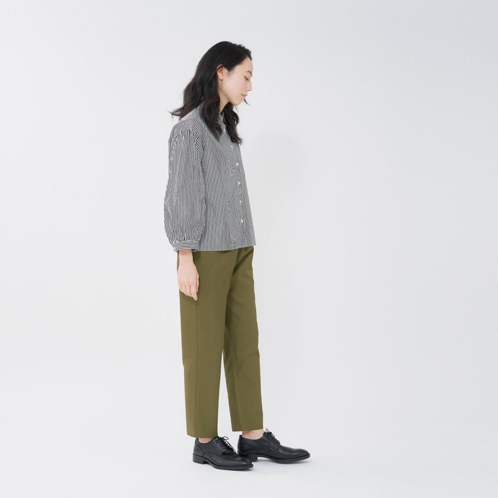 スーピマコットン 60/2ギャバ クリアカット ペグパンツ - STAMPS スーピマコットン 60/2ギャバ クリアカット ペグパンツ - STAMPS