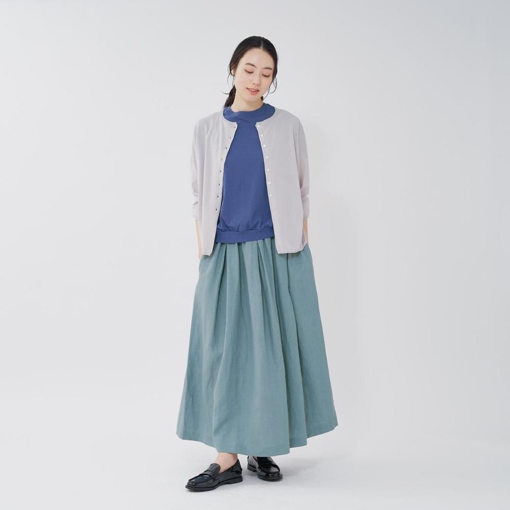 40/1リネン タックギャザースカート | - STAMPS ONLINE STORE 40/1リネン タックギャザースカート | - STAMPS ONLINE STORE