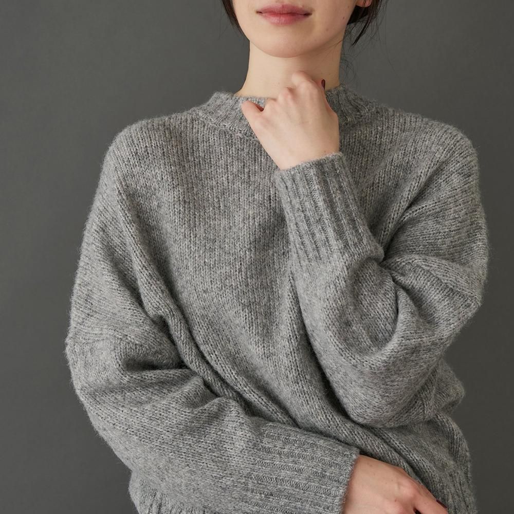 メランジウール | クルーネックニット - STAMPS ONLINE STORE メランジウール | クルーネックニット - STAMPS ONLINE STORE