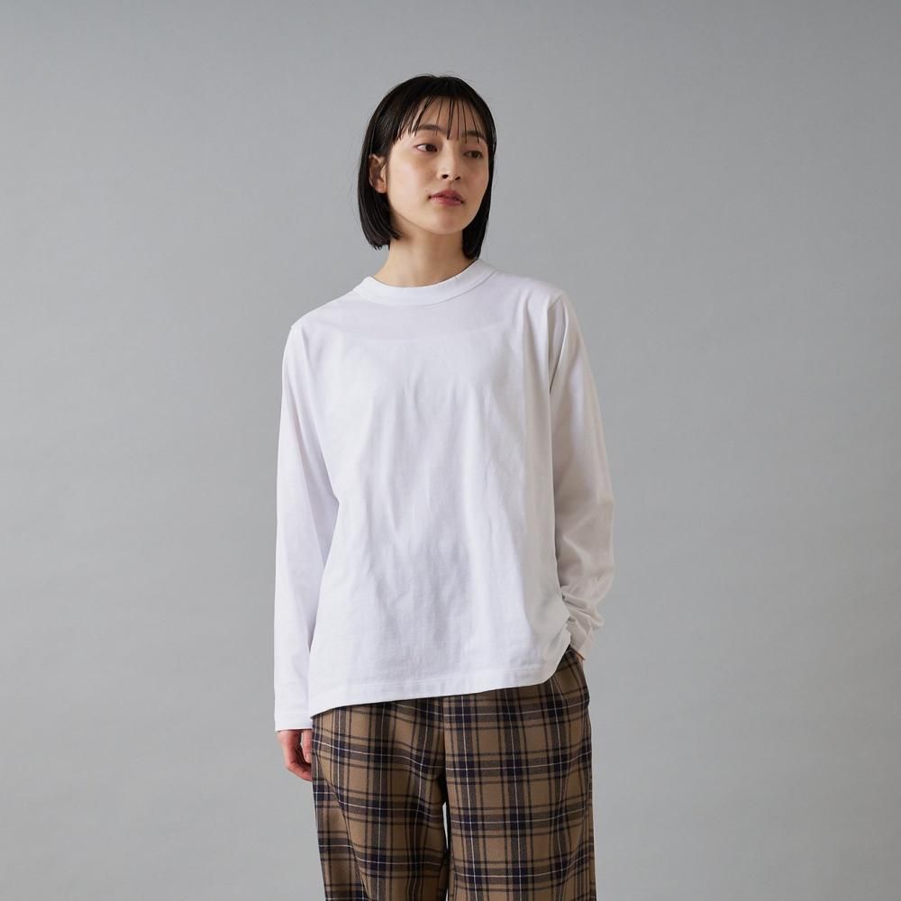 【関税込み】ロゴ入り 長袖 クルーネック Tシャツ Tシャツ メンズ ロンT 長袖 ユニセックス クルーネック Uネック