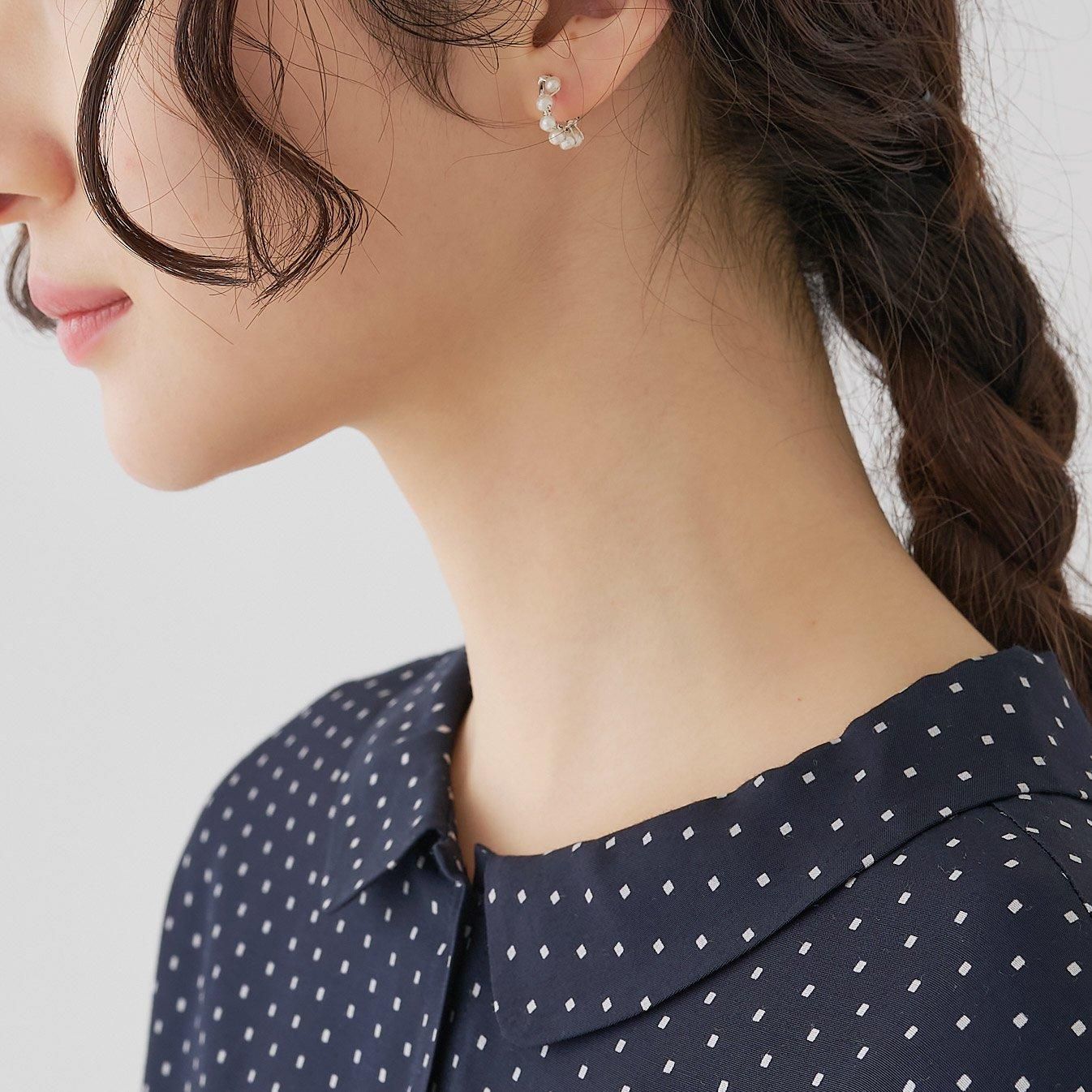 utilité×LISRIQUE 淡水パール フープピアス - STAMPS ONLINE
