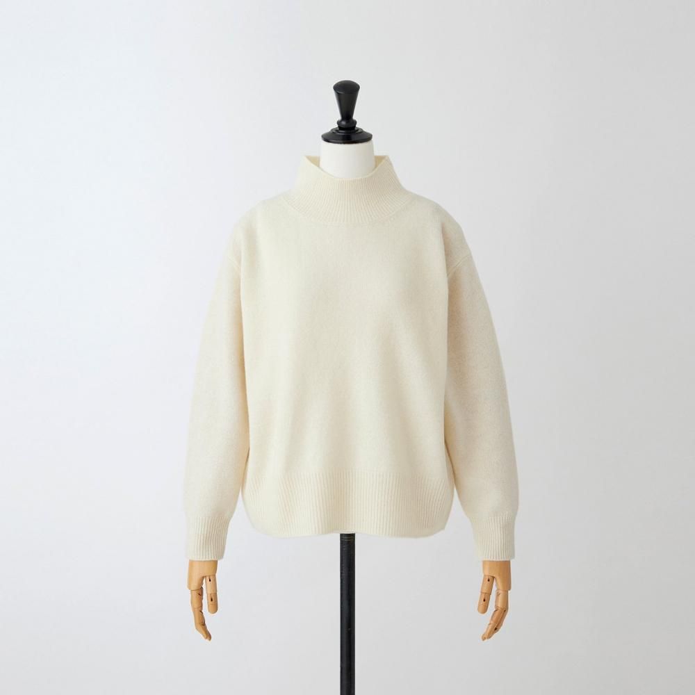 ラムズウール モックネック|エルボーパッチニット - STAMPS ONLINE
