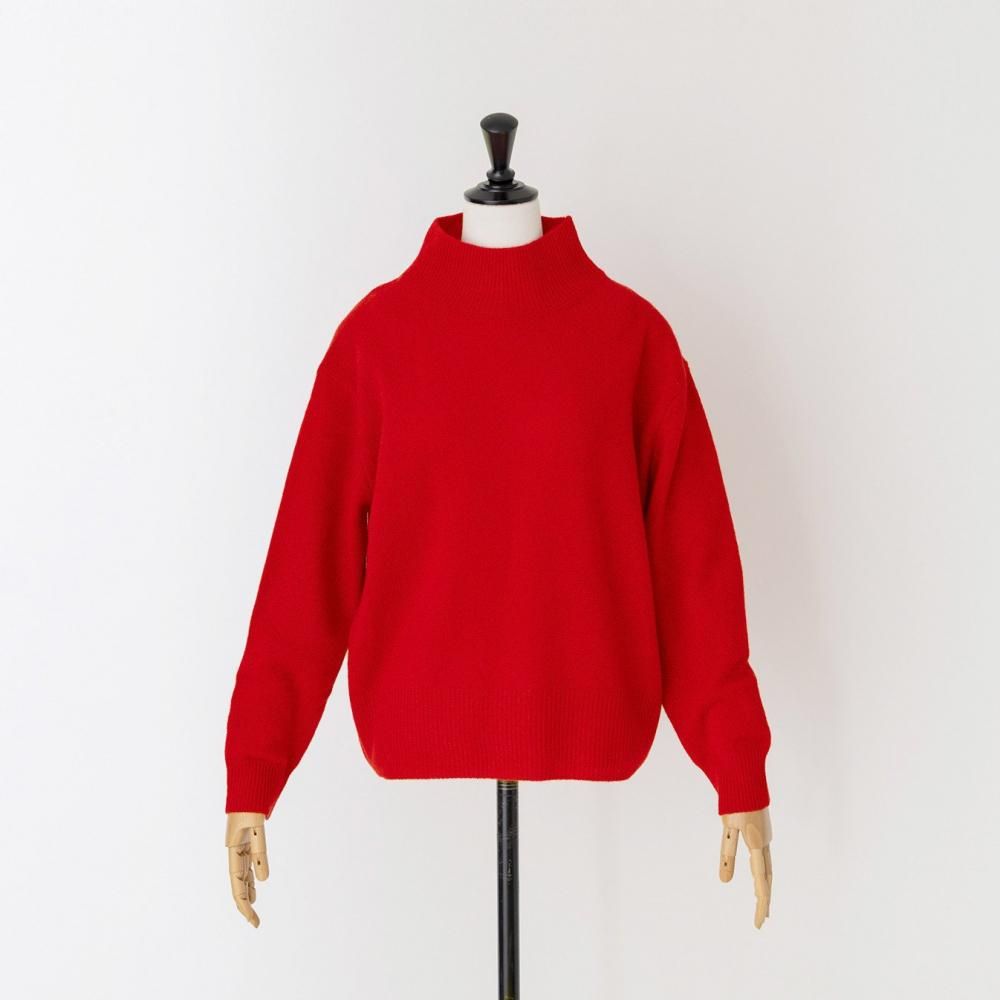 ラムズウール モックネック|エルボーパッチニット - STAMPS ONLINE