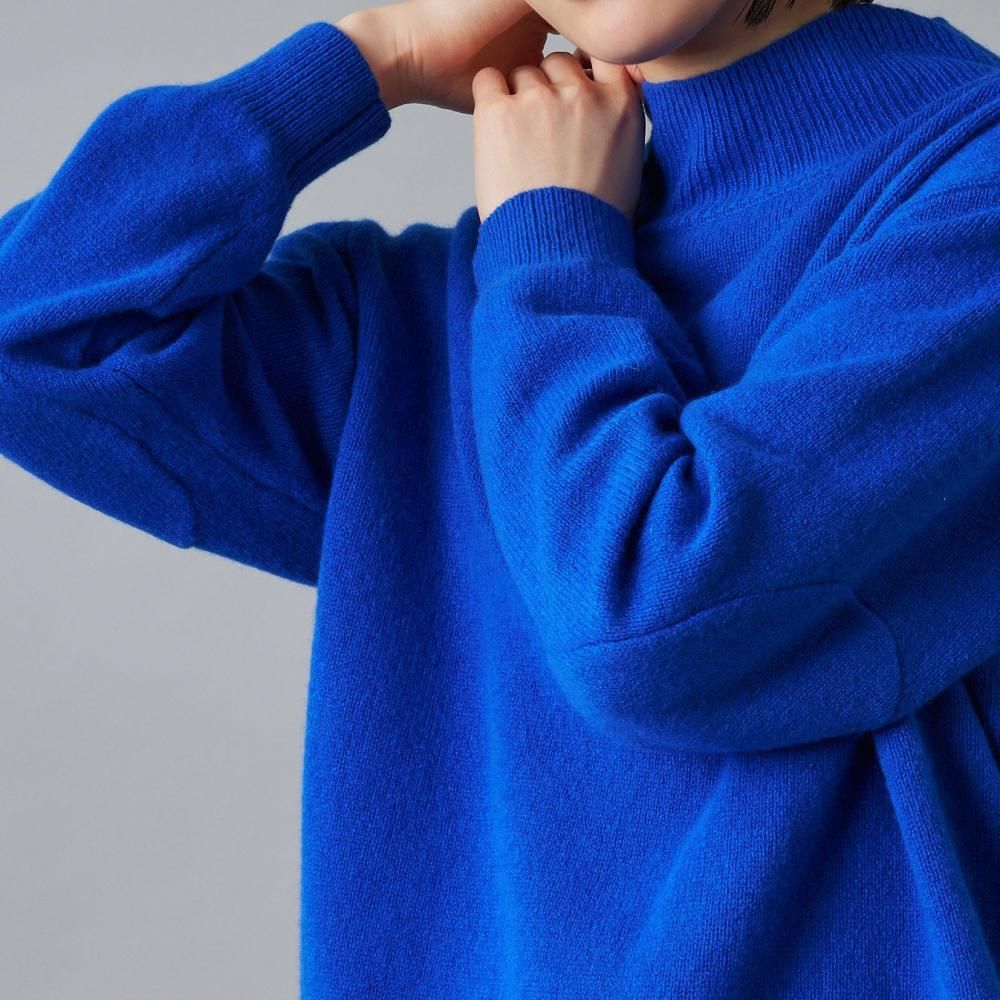 ラムズウール モックネック|エルボーパッチニット - STAMPS ONLINE