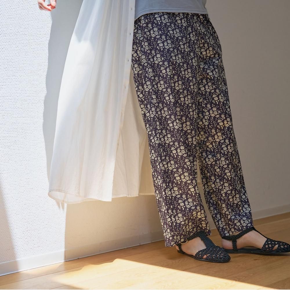 リバティプリント ストレートパンツ |- STAMPS ONLINE STORE