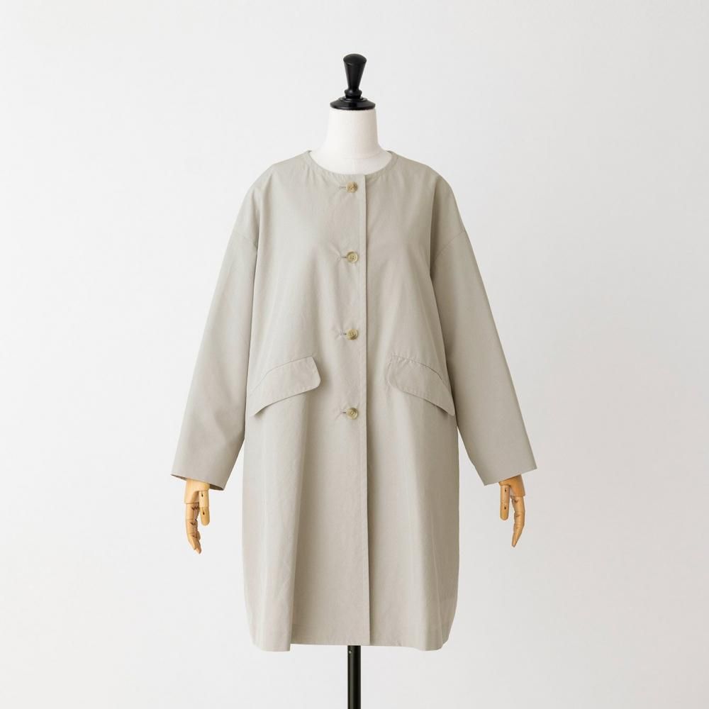 ノーカラーバックタックコート | 高密度ポリエステル - STAMPS ONLINE