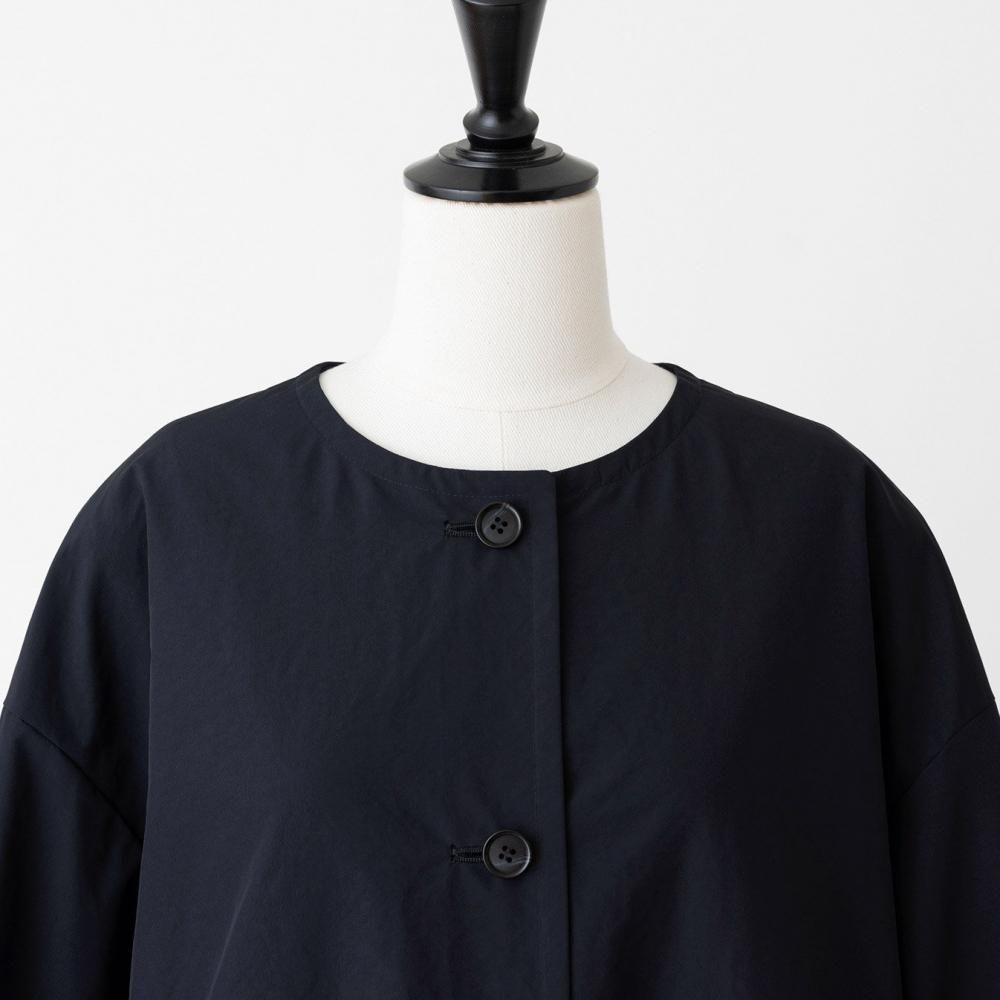 ARTS&SCIENCE バックタック　ノーカラーコート　1 ブラック　薄手 ARTS&SCIENCE バックタックノーカラーコート1 ブラック薄手