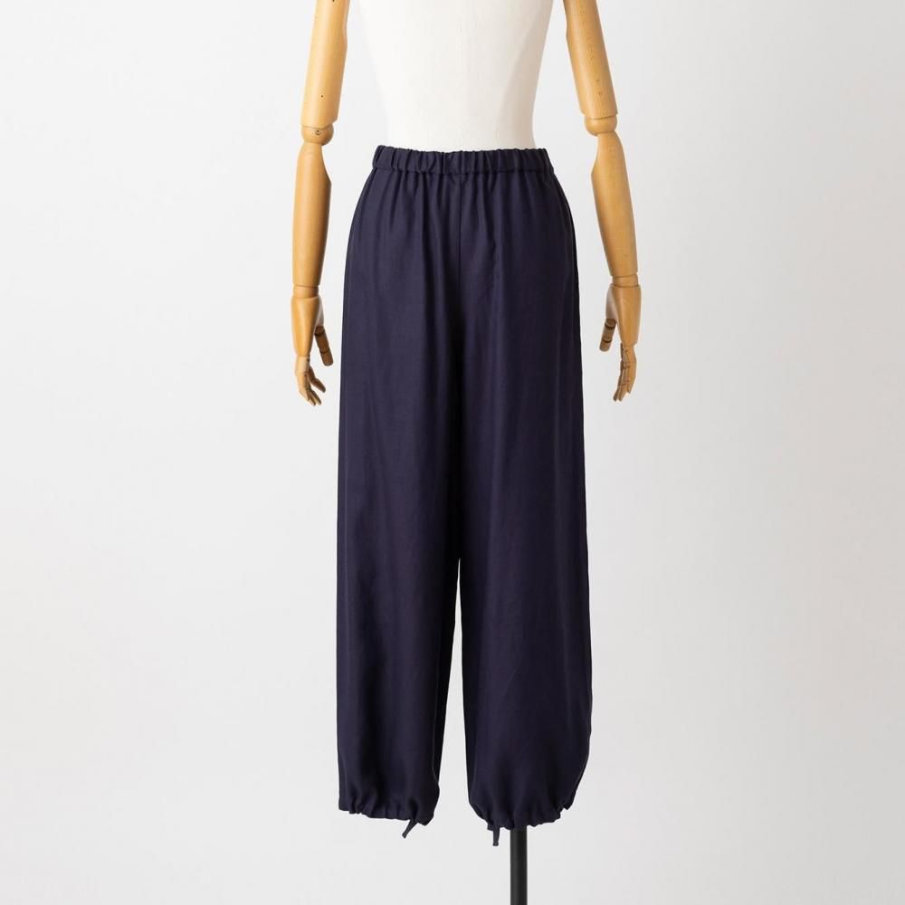 アリシサイト 30％OFF]リネンツイルタンブラー 裾ドローストリング付イージー