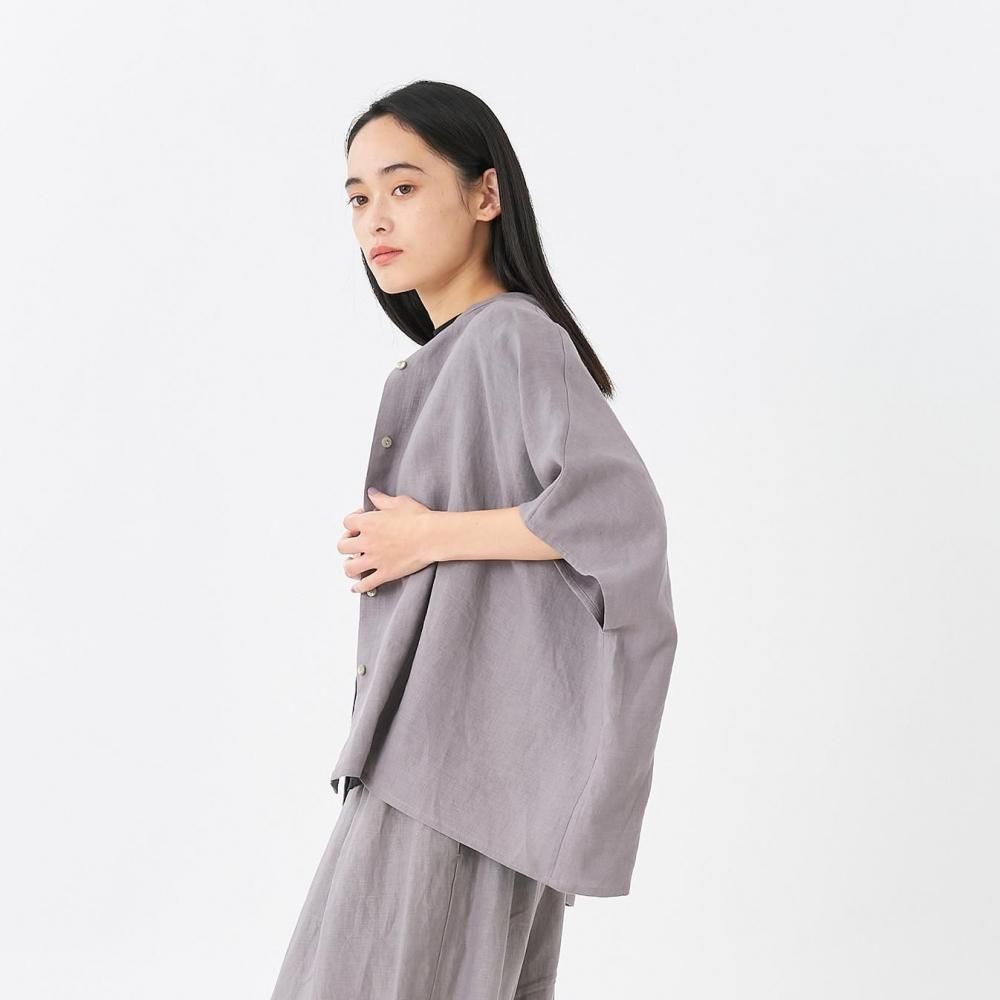 40/1リネン シャツジャケット | トレンド - STAMPS ONLINE STORE