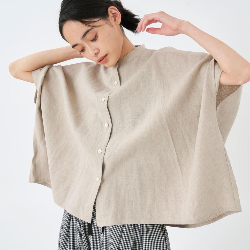 40/1リネン シャツジャケット | トレンド - STAMPS ONLINE STORE