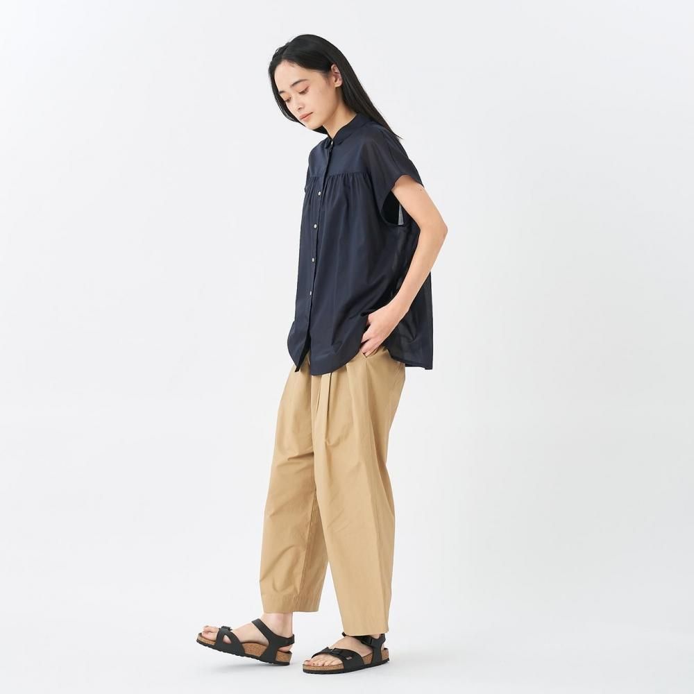 スイスコットンバックギャザーブラウス | 上質な素材 - STAMPS ONLINE