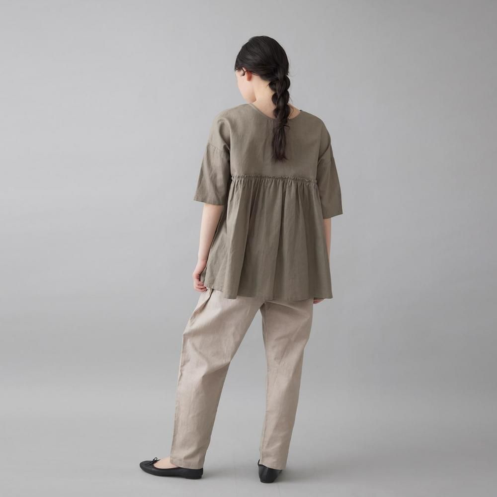 アーツアンドサイエンス サルエルパンツ 2 コットン リネン グレー アーツアンドサイエンス サルエルパンツ 2 コットン リネン