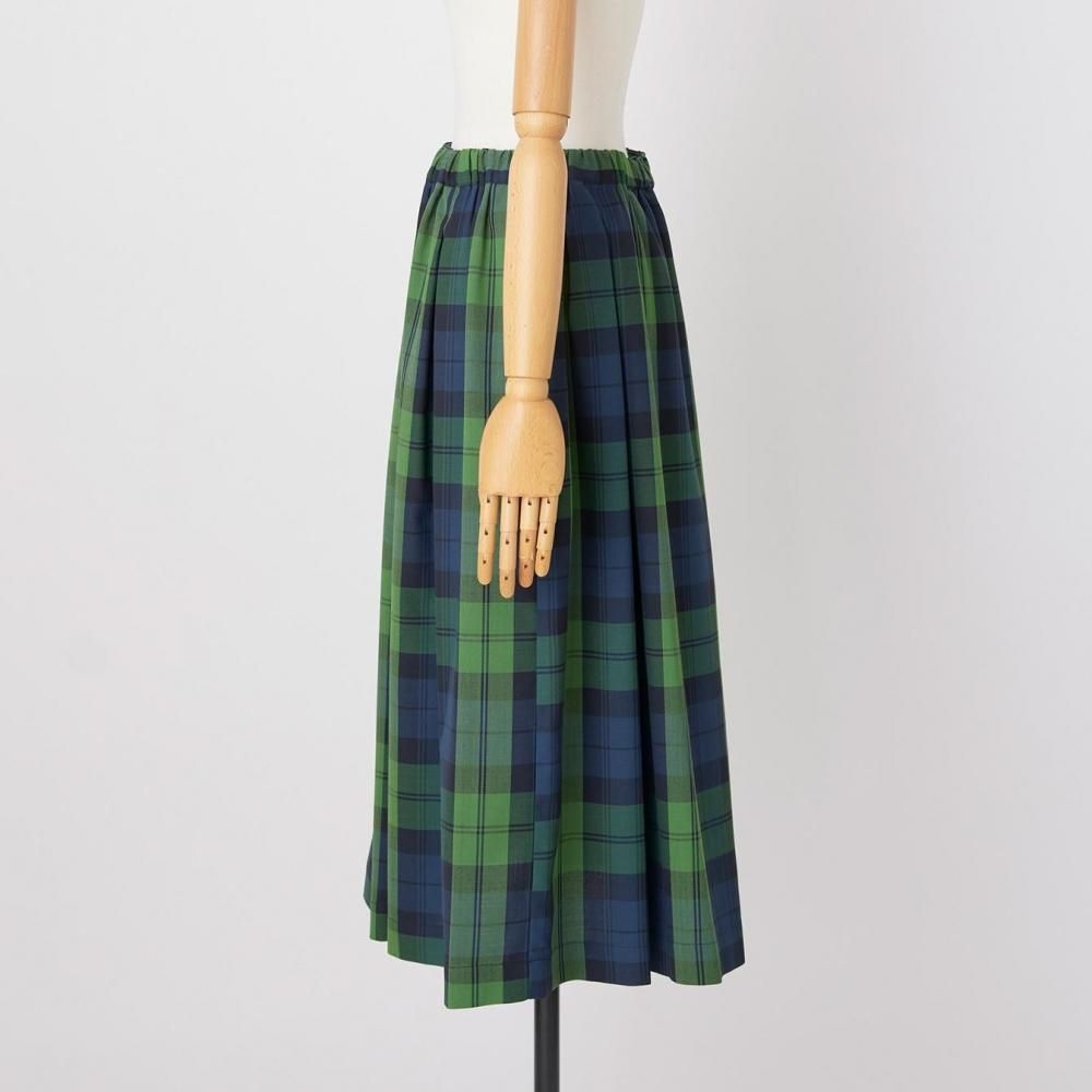 オリジナルウールチェック | ギャザースカート - STAMPS ONLINE STORE