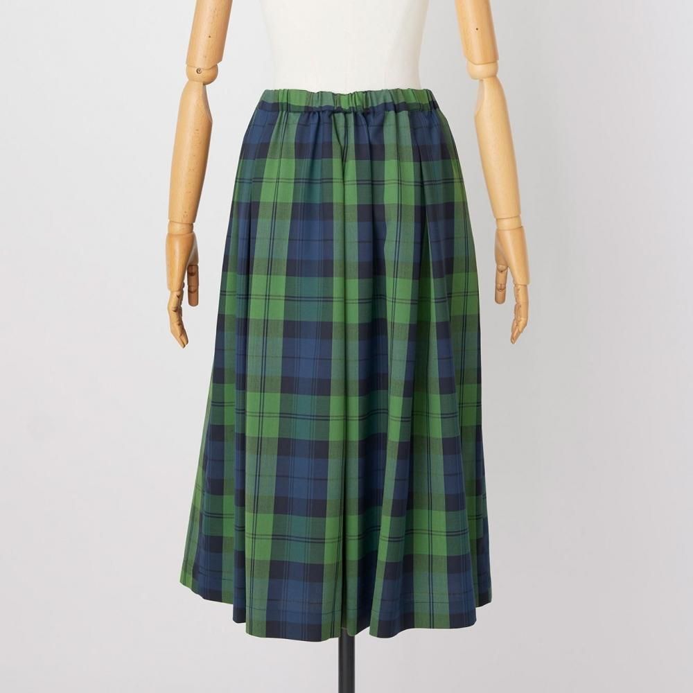 ノップドゥノット　ギャザースカート　パネルチェック ノーザントラック / タックギャザースカート | ITEM,Bottoms