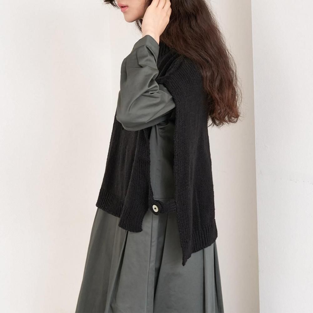 ペルーハイランドウール モックネックベスト | おしゃれな秋冬アイテム