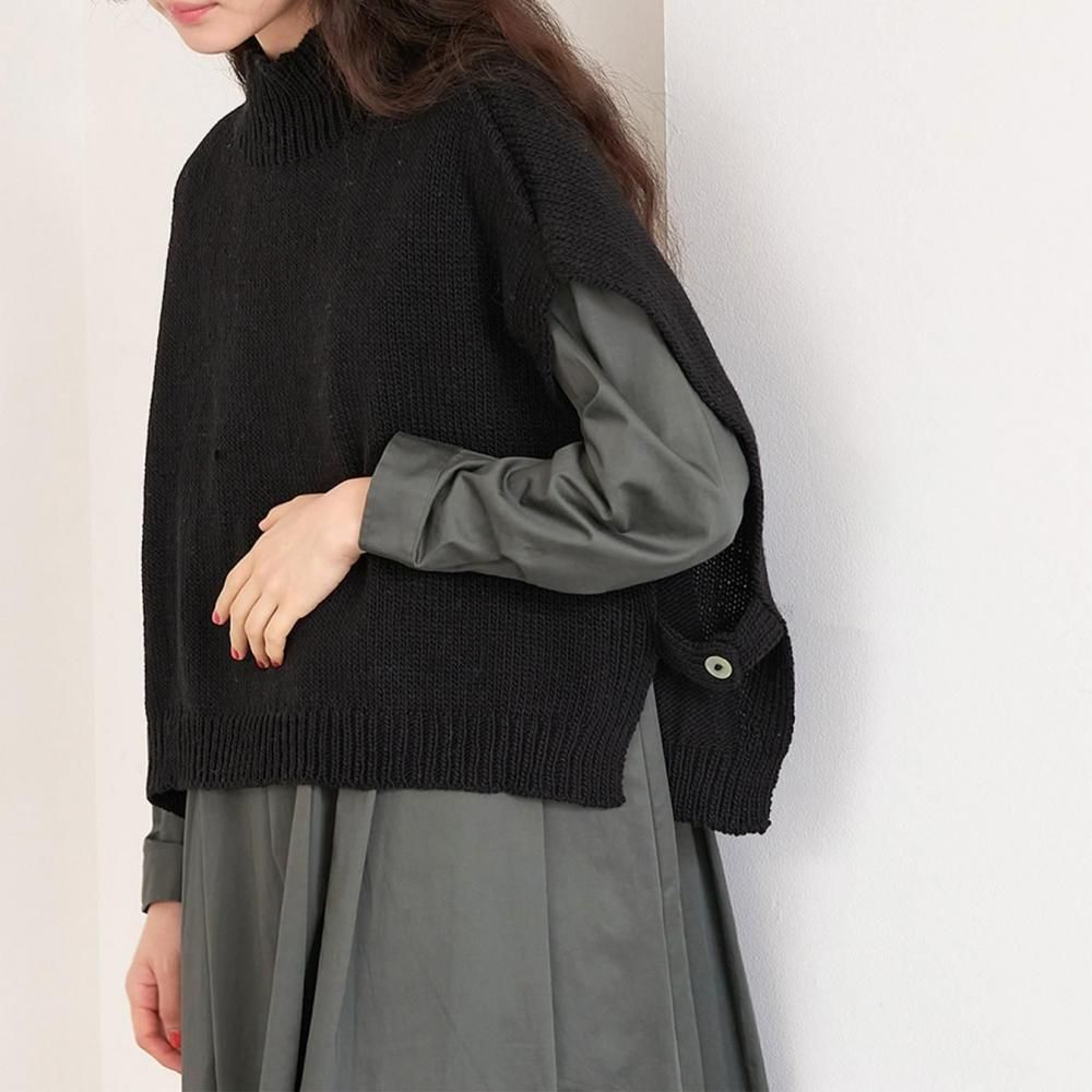 ペルーハイランドウール モックネックベスト | おしゃれな秋冬アイテム