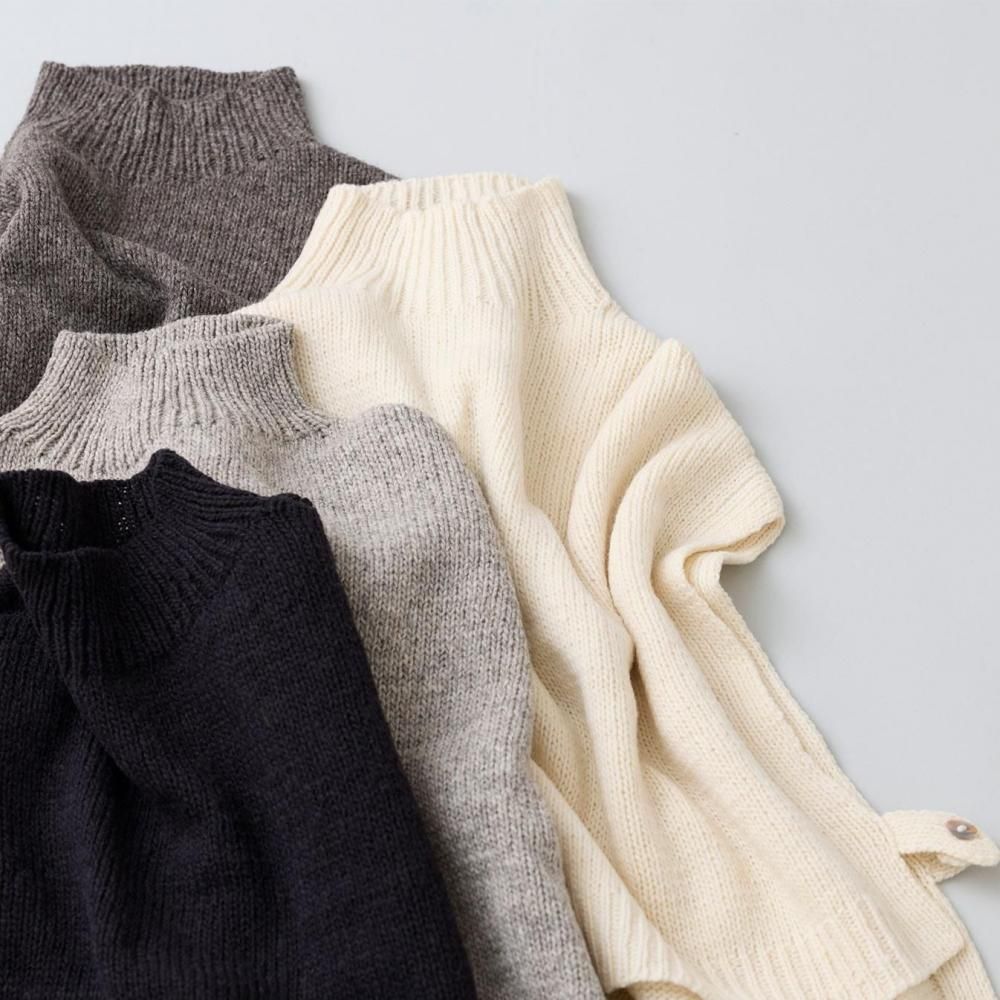 ペルーハイランドウール モックネックベスト | おしゃれな秋冬アイテム