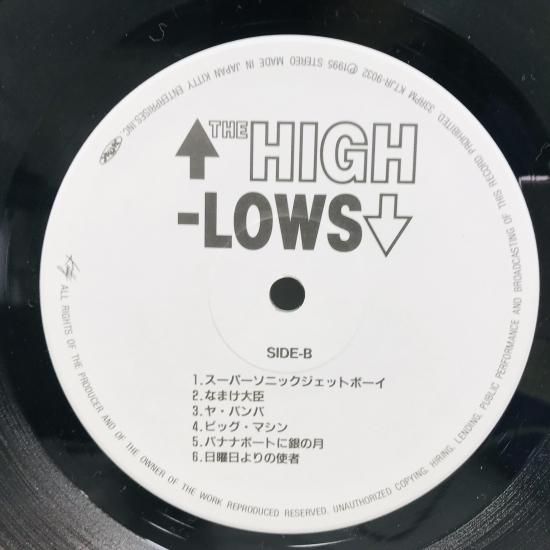 THE HIGH-LOWS / THE HIGH-LOWS / LP B - 中古レコード通販 東京