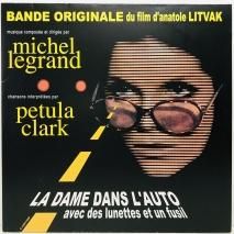 MICHEL LEGRAND / LA DAME L'AUTO avec des lunettes et un fusil / LP(D)
