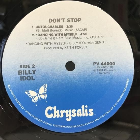 CD ビリー・アイドル ビリー・アイドル CP216056PROMO Chrysalis プロモ /00110 Amazon.com: Billy Idol - Billy Idol - Chrysalis - 204 790