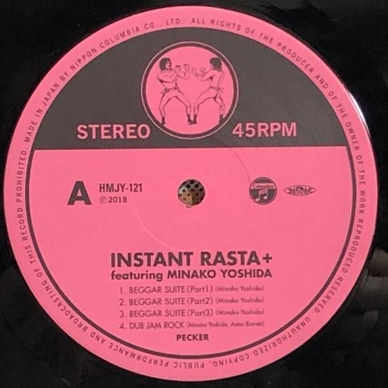INSTANT RASTA MINAKO YOSHIDA pecker ペッカー インスタントラスタ+