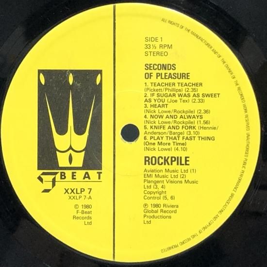 新作ウエア OF SECONDS / ROCKPILE PLEASURE 中古レコード通販 - LP（B） / 洋楽