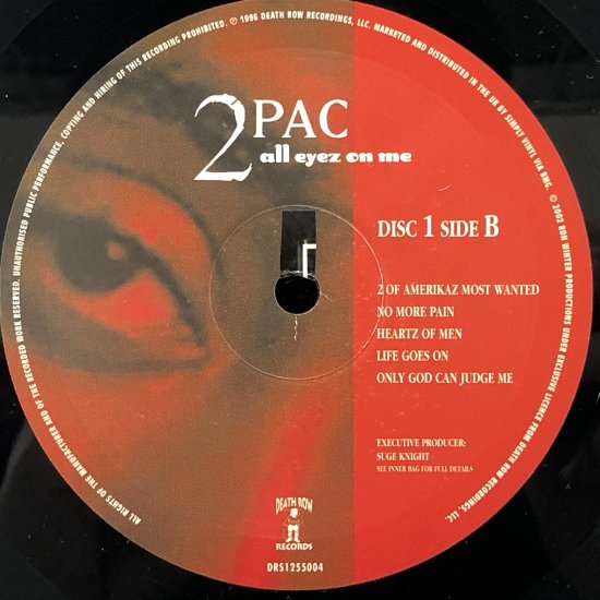 2PAC / ALL EYES ON ME / 3LP（C） - 中古レコード通販 東京 