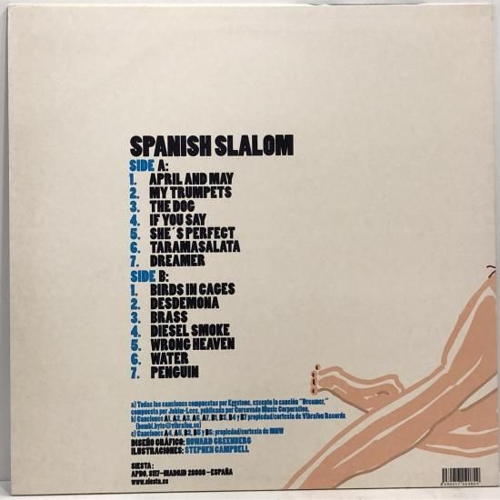 EGGSTONE / SPANISH SLALOM / LP（白盤カラーレコード）（W