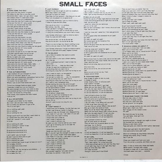 スモール・フェイセズ SMALL FACES / オール・オア・ナッシング