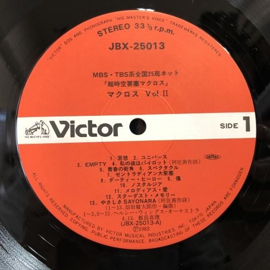 羽田健太郎 / 超時空要塞マクロス Vol.2 / LP（Y） - 中古
