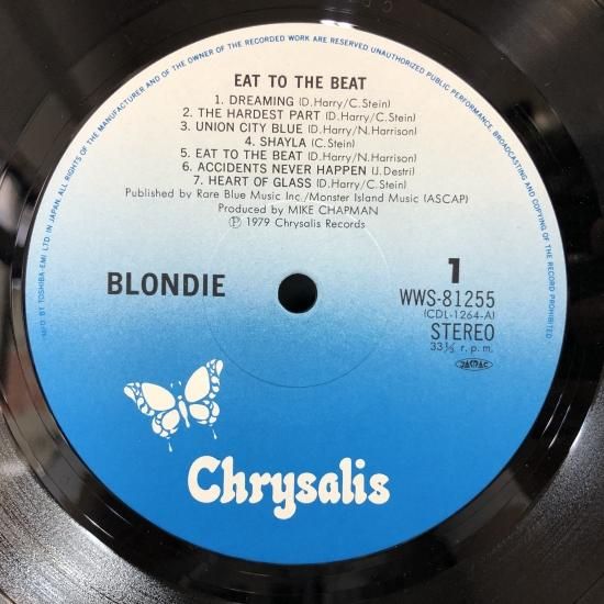 ブロンディ『恋のハートビート』LP レコード 国内盤 帯付き