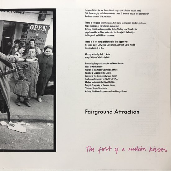 FAIRGROUND ATTRACTION / THE FIRST OF A MILLION KISSES / LP（D