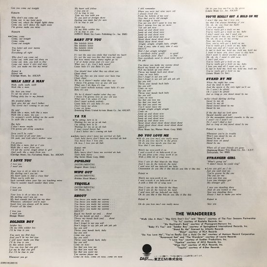 「ワンダラーズ」オリジナル・サウンドトラック / LP（Y） - 中古レコード通販 東京コレクターズ