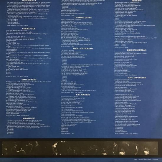 セックス・ギャング・チルドレン SEX GANG CHILDREN / ソング・アンド