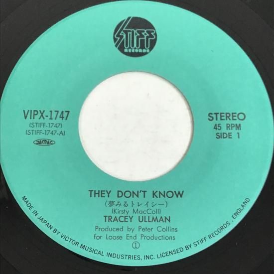 トレイシー・ウルマン TRACEY ULLMAN / 夢見るトレイシー THEY