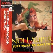 ǥѡ CYNDI LAUPER / ϥϥ󥹥ƥꥢ GIRLS JUST WANT TO HAVE FUN / 123P-509 / LP