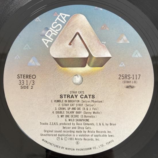 STRAY CATS　ストレイキャッツ　涙のラナウェイ・ボーイ 　LP　レコード STRAY CATS ストレイキャッツ / Stray Cats 涙のラナウェイ・ボーイ