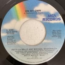 PATTI LA BELLE AND MICHAEL MCDONALD / ON MY OWN / MCA-52770 / EP 