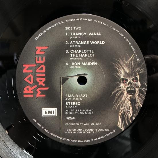 アイアン・メイデン IRON MAIDEN / 鋼鉄の処女 IRON MAIDEN / LP EMS