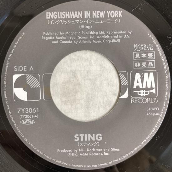 STING スティング / イングリッシュマン・イン・ニューヨーク