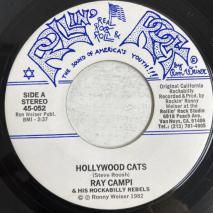 RAY CAMPI & HIS ROCKABILLY REBELS 쥤 / HOLLYWOOD CATS / 45-052 / EP