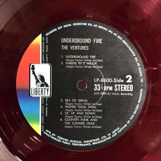 ベンチャーズ THE VENTURES / アンダーグラウンド・ファイアー