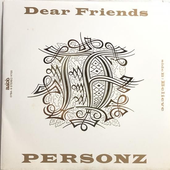 パーソンズ PERSONZ / Dear Friends / EP 07BA-9 - 中古レコード通販