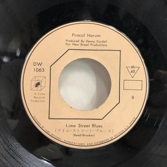 プロコル・ハルム PROCOL HARUM / 青い影 A WHITER SHADE OF PALE / EP