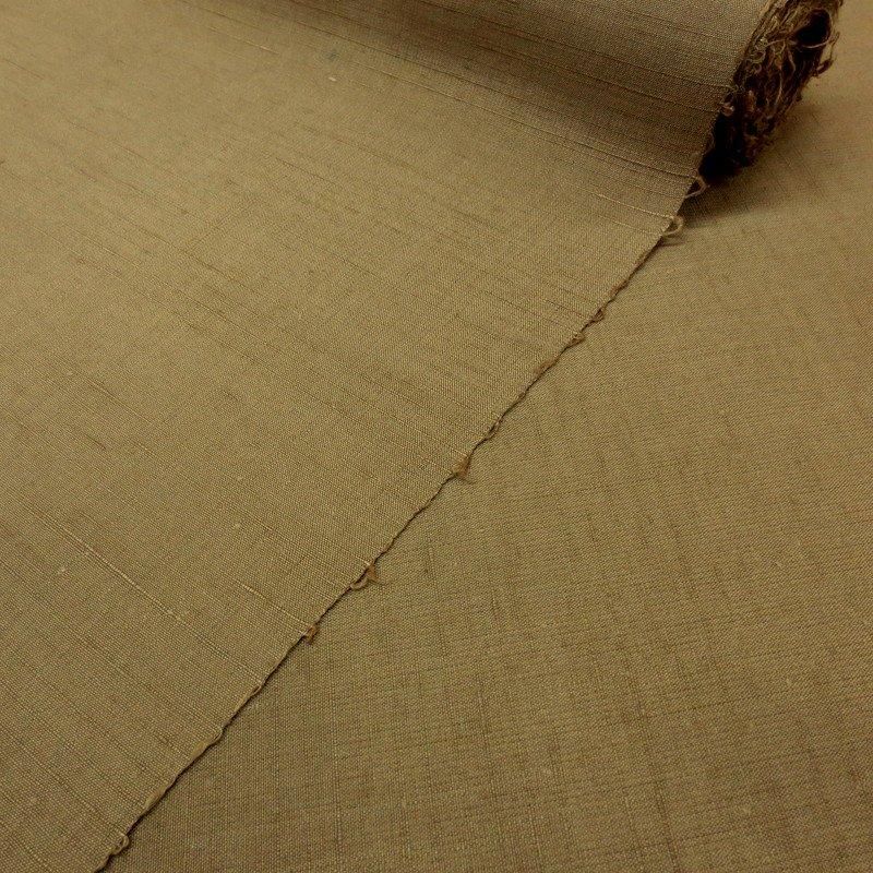 西陣織　帯　漆染め　うるし染め　草木染め　臙脂色 じゃらん限定】＊能登の草木染め体験＊ウルシ染めプラン~木綿の