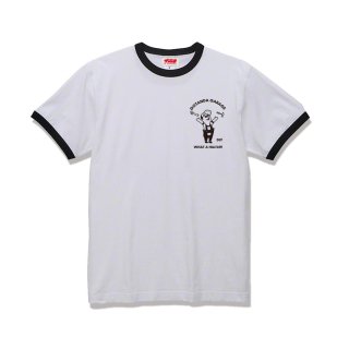 GOTANDA GARAGE RINGER T-Shirts (White x Black)